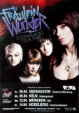 FRULEIN WUNDER - 2009 - Plakat - Live In Concert - Sternradio Tour - Poster
