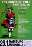 SCOTTISH FOLK FESTIVAL - 1997 - Live in Concert - Poster - Hamburg