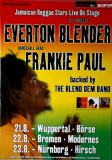 BLENDER, EVERTON - 2001 - Tourplakat - Reggae - Visionary - Tourposter
