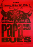 PAPA BUE'S VIKING JAZZ BAND - 1963 - Plakat - Jazz - Concert - Poster - Bonn