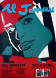 JARREAU, AL - 1989 - Plakat - Live In Concert - Heart's Horizon Tour - Poster