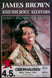 BROWN, JAMES - 1987 - Plakat - In Concert - Gravity Tour - Poster - Oberhausen