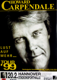 CARPENDALE, HOWARD - 1999 - In Concert - Lust auf mehr Tour - Poster - Hannover