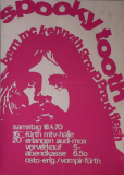 SPOOKY TOOTH - 1970-04 - Konzertplakat - In Concert - Tourposter - Frth