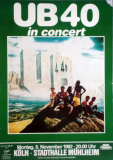 UB40 - UB 40 - 1982 - Live In Concert Tour - Poster - Kln - B