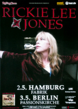 JONES, RICKIE LEE - 2007 - Live In Concert Tour - Poster - Hamburg