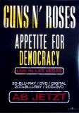 GUNS N ROSES - 2014 - Promoplakat - Appetite for Democracy - Poster