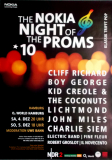 NIGHT OF THE PROMS - 2010 - In Concert - Cliff Richard - Boy George - Poster