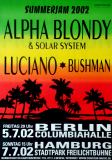 APLPHA BLONDY - 2002 - LUCIANO - Live In Concert Tour - Poster - Berlin