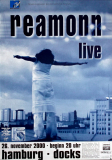 REAMONN - 2000 - Plakat - Live In Concert - Tuesday Tour - Poster - Hamburg