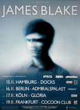 BLAKE, JAMES - 2011 - Plakat - Live In Concert Tour - Poster