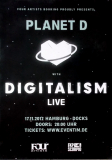 DIGITALISM - 2012 - Konzertplakat - In Concert - Planet D - Tourposter - Hamburg