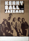 KENNY BALL JAZZMEN - 197X - Jazz - Live In Concert Tour - Poster