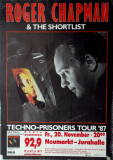 CHAPMAN, ROGER - 1987 - In Concert - Techno Prisoners Tour - Poster - Neumarkt