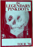 LEGENDARY PINK DOTS - 1986 - Live In Concert - Island Of Jewels Tour - Poster