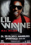 WAYNE, LIL - 2013 - Live In Concert Tour - Poster - Hamburg