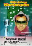 ASTOR, WILLY - 2007 - Live In Concert - Wortstudio Tour - Poster - Hamburg