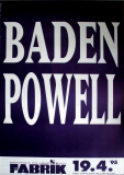 POWELL, BADEN - 1995 - Plakat - Live In Concert Tour - Poster - Hamburg