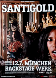 SANTIGOLD - 2011 - Plakat - In Concert Tour - Poster - M�nchen