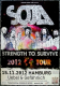 SOJA - 2012 - In Concert - Strength to Survive Tour - Poster - Hamburg