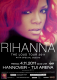 RIHANNA - 2011 - Konzertplakat - Concert - Loud - Tourposter - Hannover