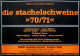 STACHELSCHWEINE, DIE - 1971 - Plakat - Kabarett - 70/71 - Poster - Essen