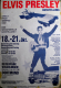 PRESLEY, ELVIS - 1984 - Plakat - Ausstellung - Rock n Roll - Poster