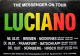 LUCIANO - 1995 - Live In Concert - Messenger Tour - Poster