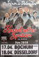 KASTELRUTHER SPATZEN - 2018 - In Concert- Trnen.. Tour - Poster - Bochum