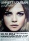 LOUISAN, ANNETT - 2014 - In Concert - Zuviel Information Tour - Poster - Hannover