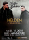 NIE UND NIMMER - 2018 - Plakat - In Concert - Helden Tour - Poster - Hannover