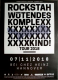 ROCKSTAH - 2018 - Live In Concert - Wtendes Komplex Tour - Poster - Hannover