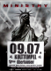 MINISTRY - 2019 - Plakat - Amerikkkant European Tour - Poster - Oberhausen