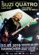 QUATRO, SUZI - 2019 - Live In Concert - It's only Rock Roll - Poster - Hannover