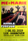 ME AND MARIE - 2019 - In Concert - Double Purpose Tour - Poster - Hannover