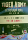 TIGER ARMY - 2019 - Plakat - In Concert - Tetrofuture Tour - Poster - Hannover