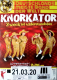 KNORKATOR - 2020 - In Concert - Deuschlands... Tour - Poster - Wuppertal