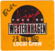 WESTERNHAGEN, MARIUS MÜLLER - 1992 - Local Crew Pass - JaJa Touur - Stuttgart