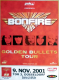 BONFIRE - 2001 - Plakat - In Concert - Golden Bullets Tour - Poster - Dsseldorf