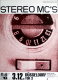 STEREO MCs - 2001 - In Concert - Deep Down & Dirty Tour - Poster - Dsseldorf