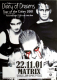 DIARY OF DREAMS - 2001 - Assamblage 23 - Tour of the Cities - Poster - Bochum