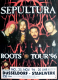 SEPULTURA - 1996 - Plakat - In Concert - Roots Tour - Poster - Dseldorf - B