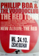 BOA, PHILLIP - 2001 - Plakat - In Concert - The Red Tour - Poster - Bochum