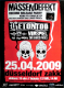 MASSENDEFEKT - 2009 - Concert - Betontod - Kung Fu... Tour - Poster - Dsseldorf