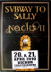 SUBWAY TO SALLY - 2010 - In Concert - Nackt II Tour - Poster - Bochum