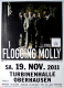 FLOGGING MOLLY - 2011 - Concert - Speed of Darkness Tour - Poster - Oberhausen