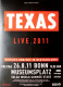 TEXAS - 2011 - Plakat - Live In Concert Tour - Poster - Bonn