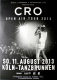 CRO - 2013 - Plakat - In Concert - Open Air Tour - Poster - Kln