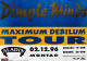 DIMPLE MINDS - 1996 - In Concert - Maximum Debilum Tour - Poster - Bremen