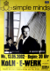 SIMPLE MINDS - 2002 - Live In Concert - Cry Tour - Poster - Kln - N19